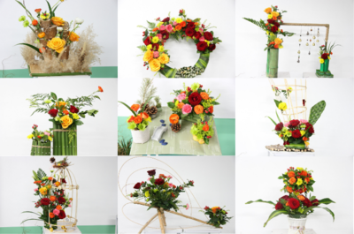 競專業技能，展花藝風采——記酒泉市職業院?；ㄋ嚰寄艽筚愻叩?4屆教學主題月活動